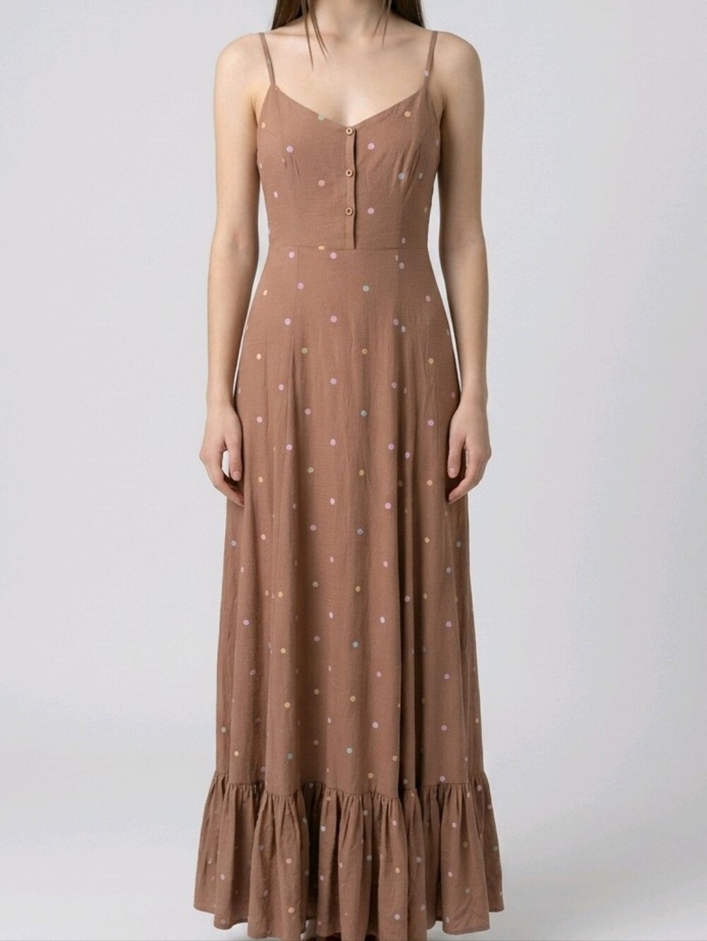 Polka Dot Maxi Dress